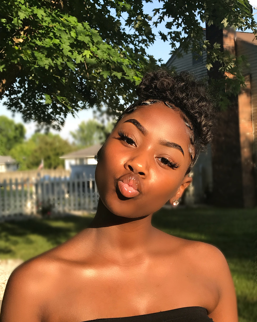 How to Do a Black Girl High Messy Ponytail Bun Hairstyle